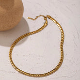 Stainless Steel Gold Plated Snake Chain
