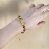 Stainless Steel 18k Gold Plated Bracelet