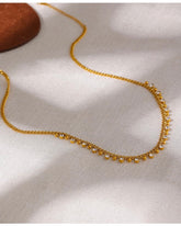 18k Gold Plated Diamond Necklace