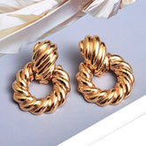 Vintage Gold Drop Earrings