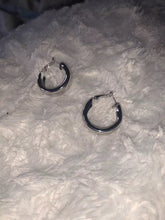Platinum Plated Oslo Hoops