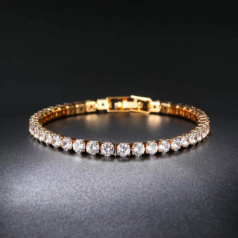 Gold Tennis Bracelet