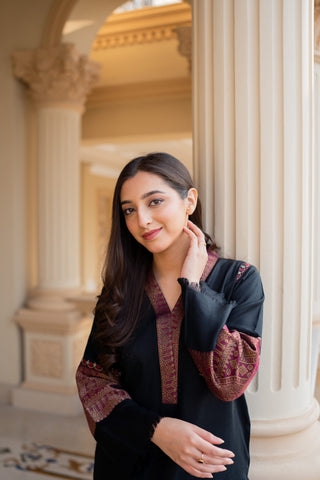 Maroon Pashmina