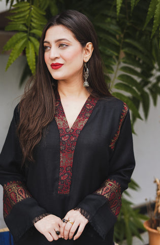 Pashmina Jacquard Kurta