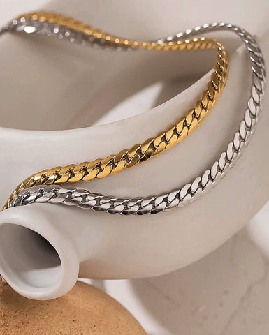 Stainless Steel Silver Snake Chain