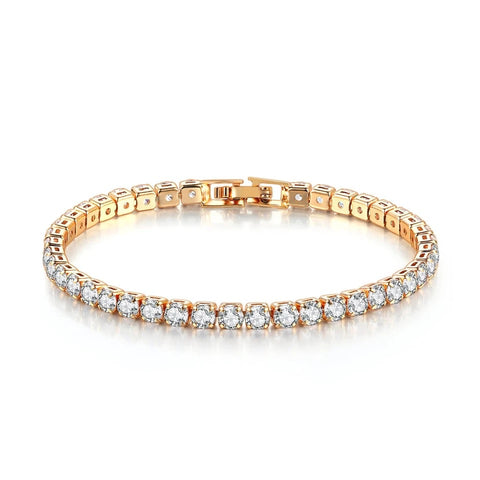 Gold Tennis Bracelet