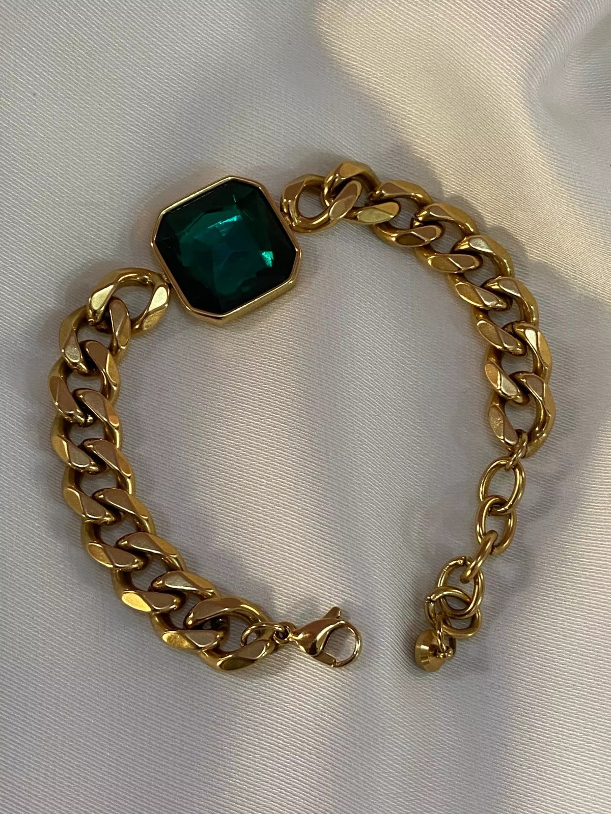 Emerald Gold Bracelet